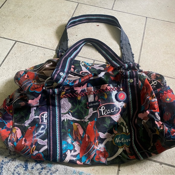Sakroots Bags Sak Roots Weekender Duffle Style Large Bag Peace Love
